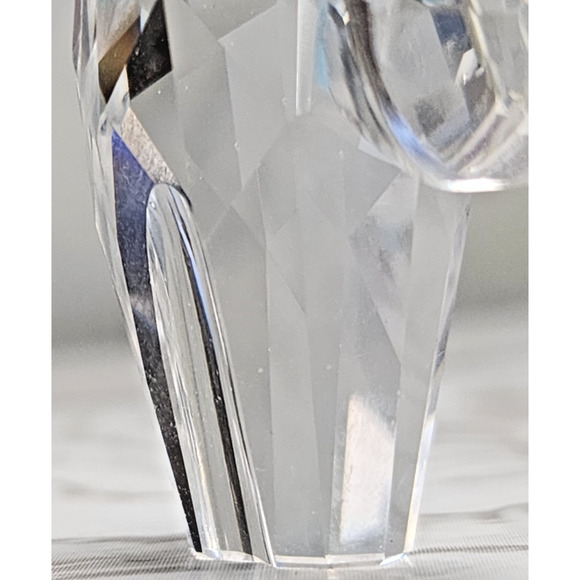 Swarvoski Crystal Tom Cat Figurine w/Reflective Cat Eyes, 1996, Vintage - Picture 7 of 10
